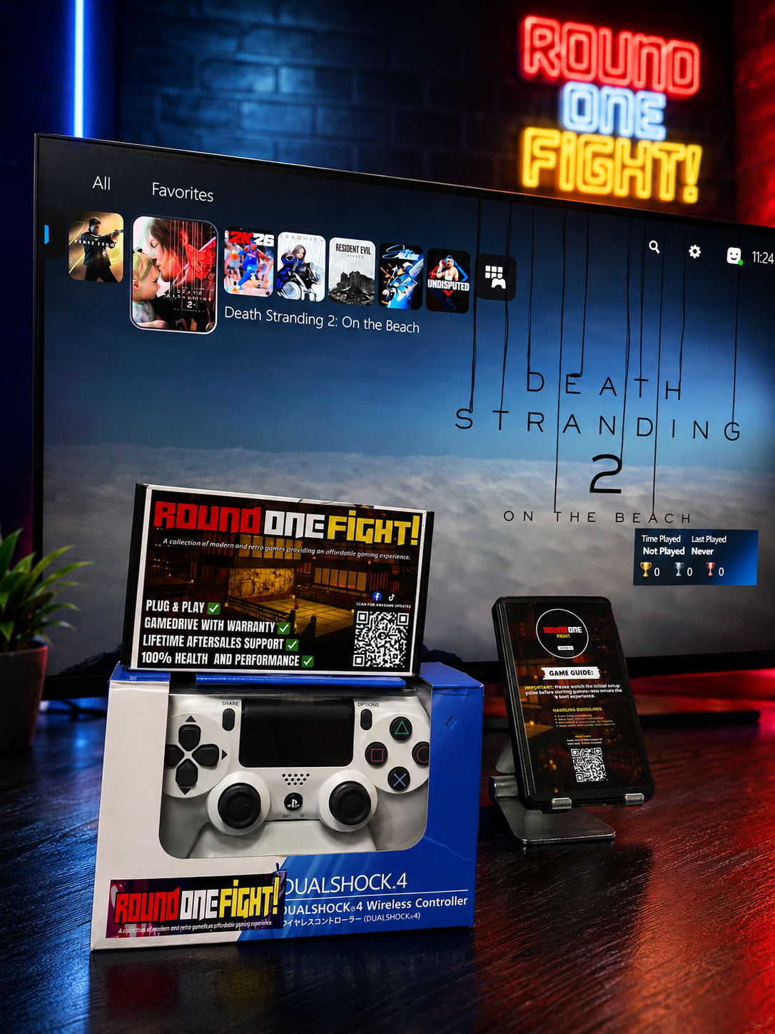Round One Fight! Plug & Play PC game drive setup
